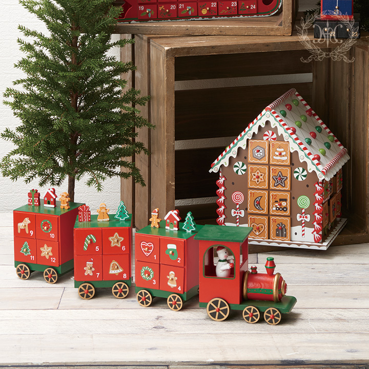 アドベントカレンダーBOX/トレイン｜クリスマス雑貨の通販 