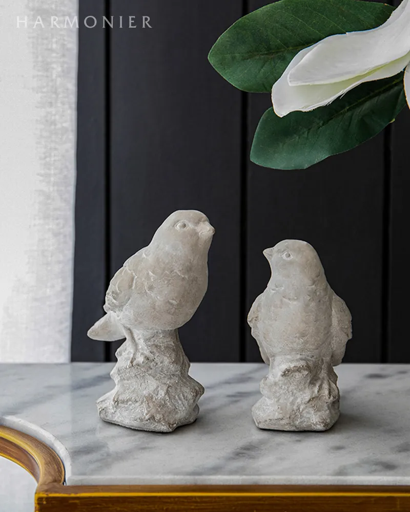 n*◎様 ヤナカーン バード 小鳥 2羽セット スモールバードアクセント2コセット｜輸入雑貨の通販