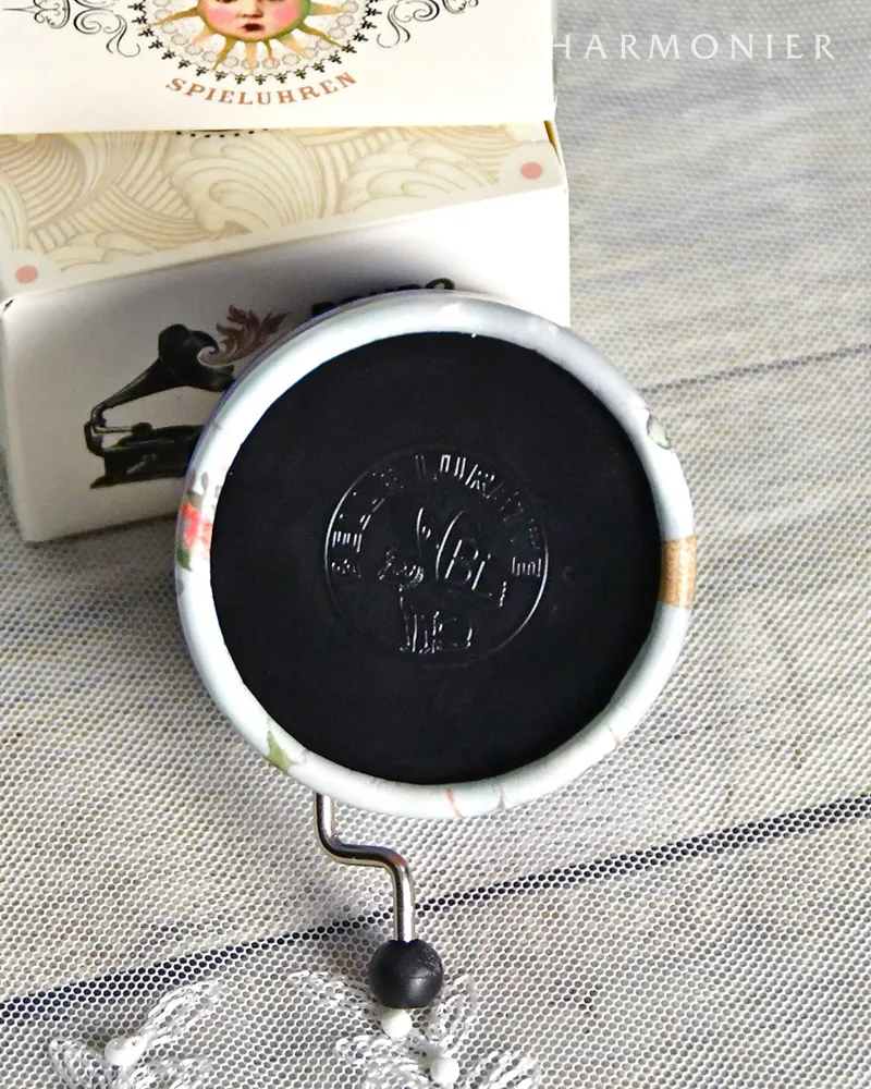 手巻きオルゴール イタリア製 アンティーク