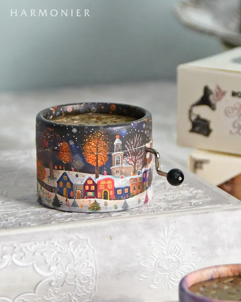 ドイツ製手巻きオルゴール/ヴィレッジ|クリスマス雑貨の通販 ドイツ製手巻きオルゴール/ヴィレッジ|クリスマス雑貨の通販