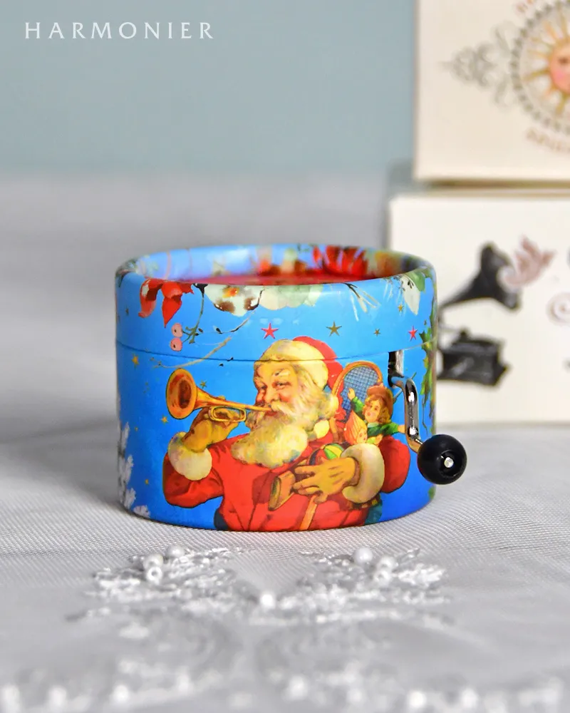 ドイツ製手巻きオルゴール/サンタクロース｜クリスマス雑貨の通販