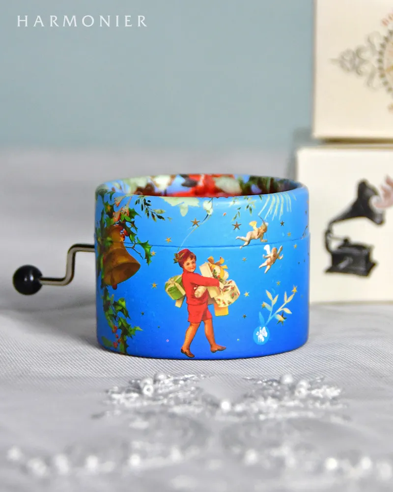 ドイツ製手巻きオルゴール/サンタクロース｜クリスマス雑貨の通販