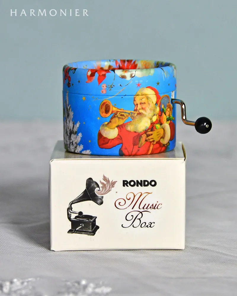 ドイツ製手巻きオルゴール/サンタクロース｜クリスマス雑貨の