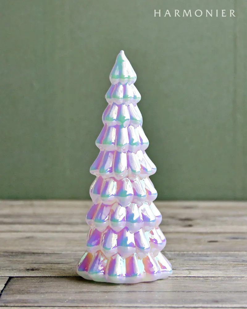 LEDラスターツリー/ホワイトレインボウS 21cm｜クリスマス雑貨の通販