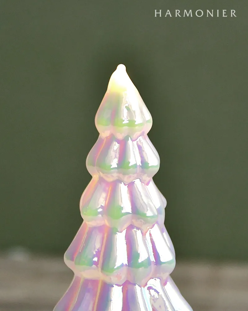 LEDラスターツリー/ホワイトレインボウS 21cm｜クリスマス雑貨の通販