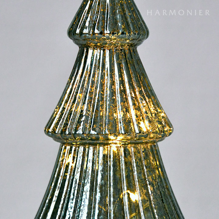 LEDアンティークブルーグラスツリーS/20cm