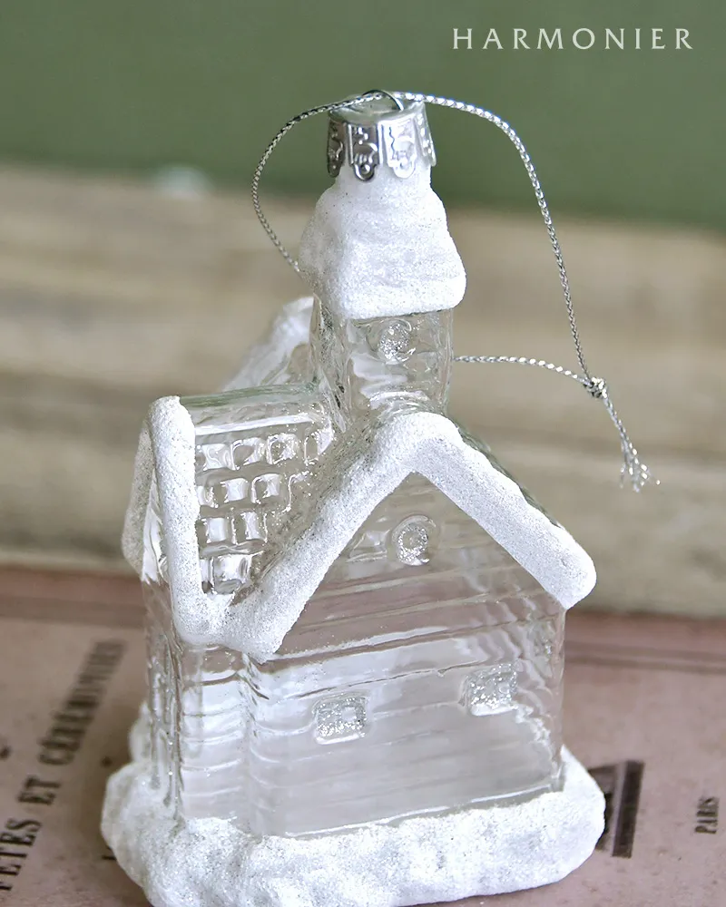 グラスハウスオーナメント（ツリー/レンガ/出窓）｜クリスマス雑貨の