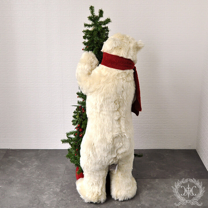 【Web Store限定】白くまクリスマスツリー110cm（大型商品）