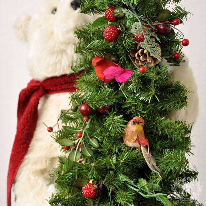 【Web Store限定】白くまクリスマスツリー110cm（大型商品）