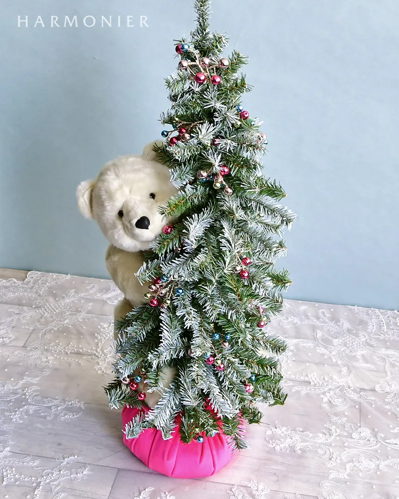 クリスマス テディベアの立体アート ドイツ創業ぬいぐるみブランドシュタイフの日本限定シリーズ