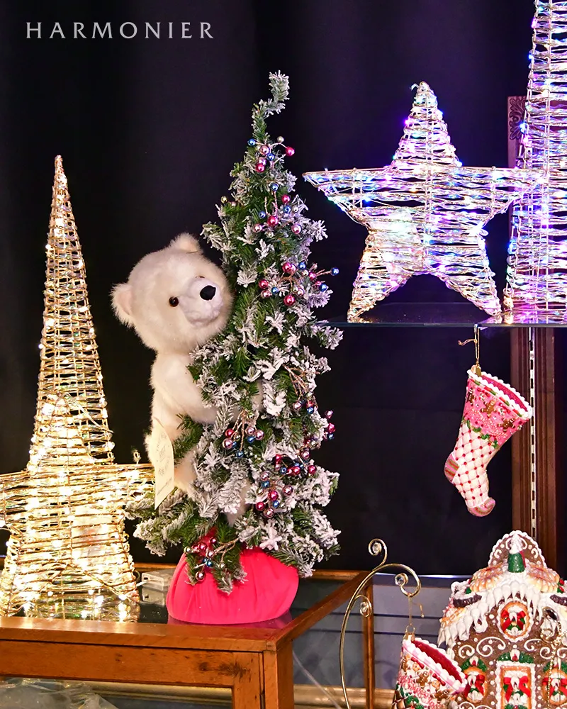 DITZ ブリリアントローズツリーベア 70cm｜クリスマス雑貨の通販