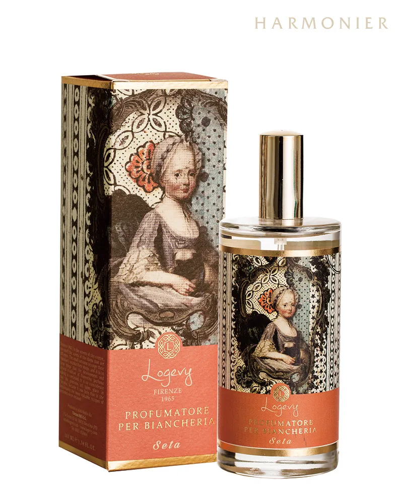 フィレンツェ製リネンフレグランススプレー SETA/シルク 100ml｜Logevy