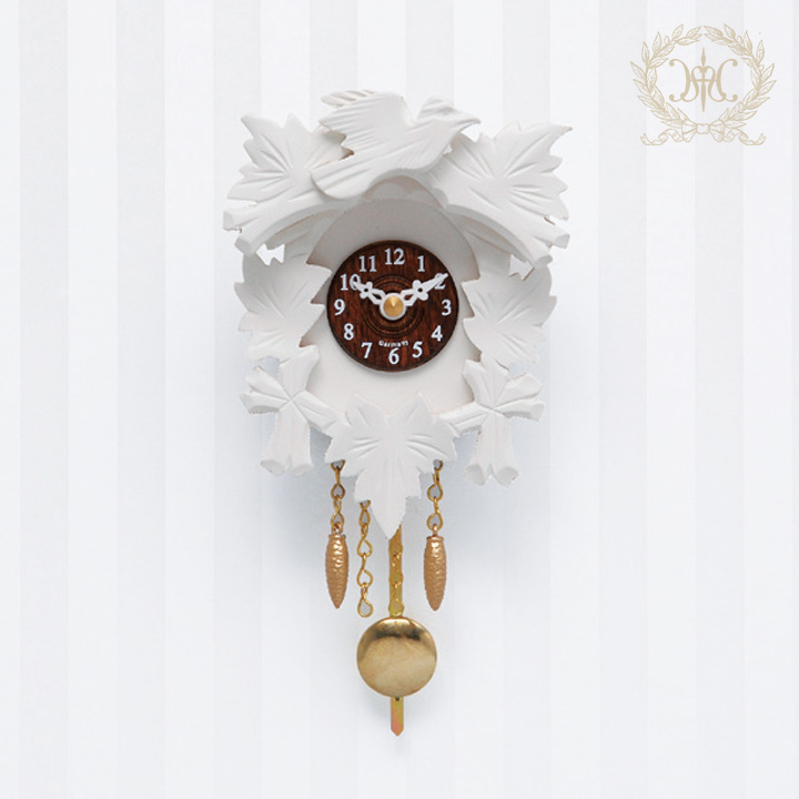 ドイツ製ハト時計/ホワイト（R）