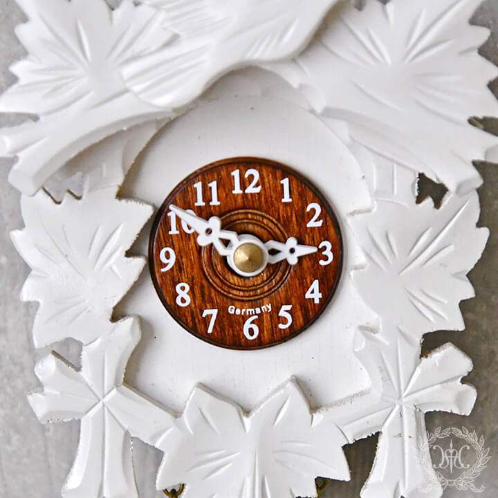 ドイツ製ハト時計/ホワイト（R）