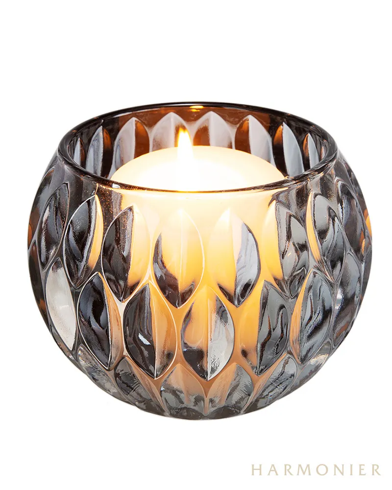 WebStore限定】スモーキーカラーガラスキャンドルホルダー｜輸入雑貨の
