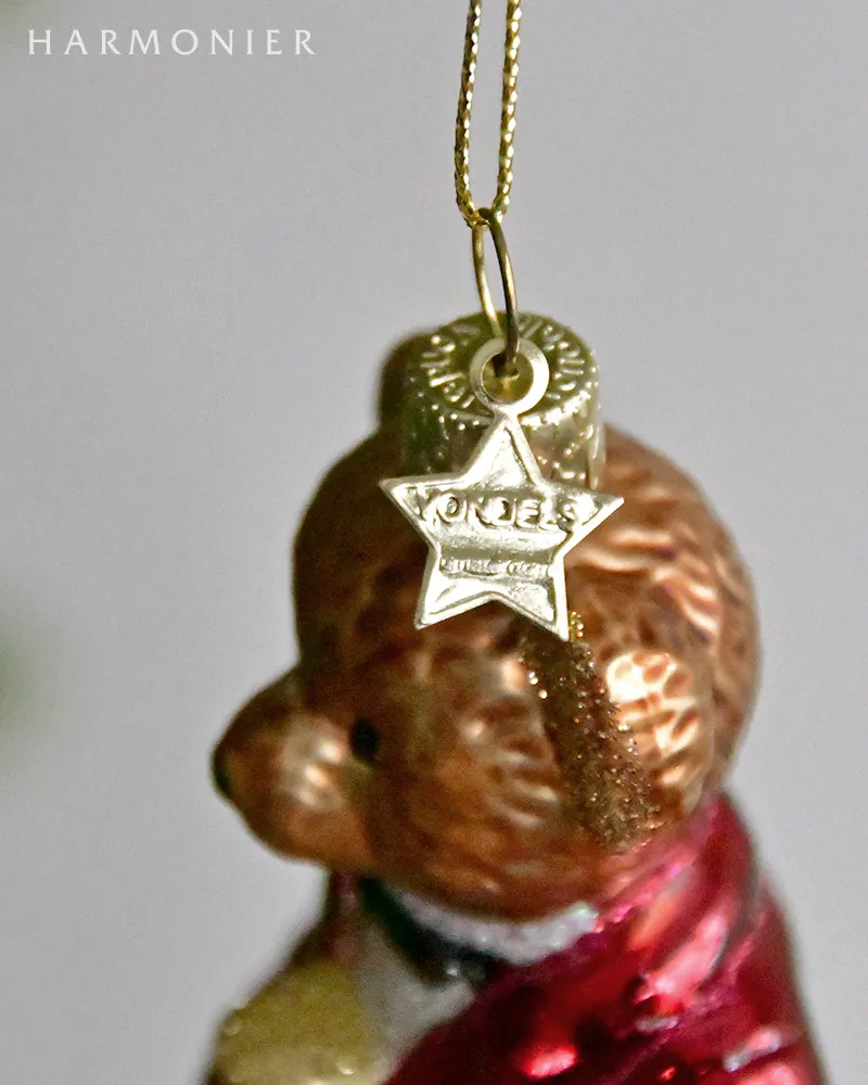 バーガンディーベアーオーナメント｜クリスマス雑貨の通販 ハルモニア