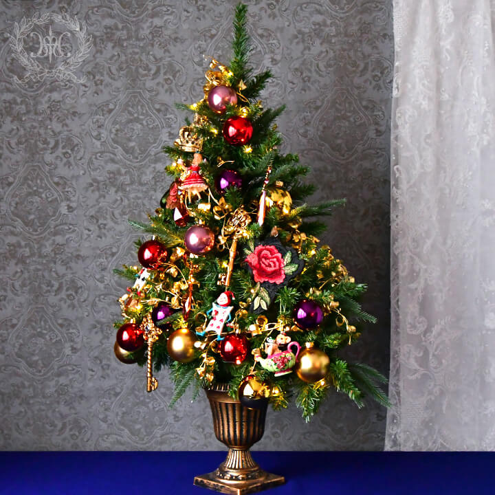 【Web Store限定】クリスマスツリーセット90cm/アリスインワンダーランド