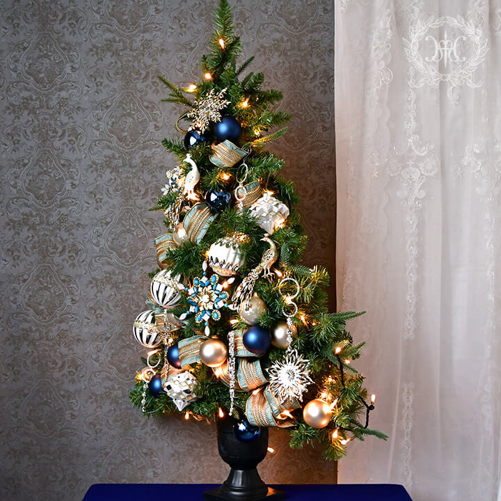 【Web Store限定】クリスマスツリーセット120cm/ホーリーアイシクル