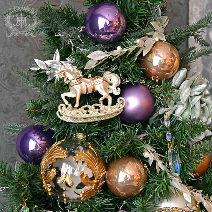 Web Store限定】クリスマスツリーセット90cm/ノーブルローズガーデン｜クリスマス雑貨の通販 ハルモニア web store（旧マテリ）