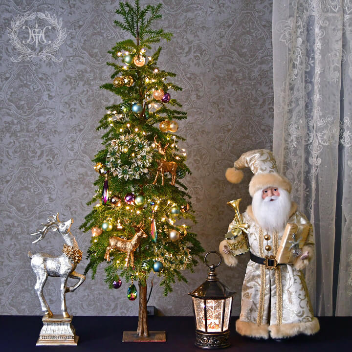 【Web Store限定】2022スリムクリスマスツリーセット100cm/ジョイインザフォレスト