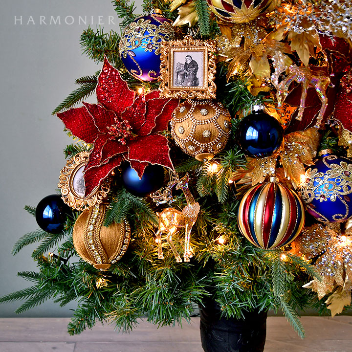 【Web Store限定】クリスマスツリーセット120cm/ガラパーティ※2個口配送