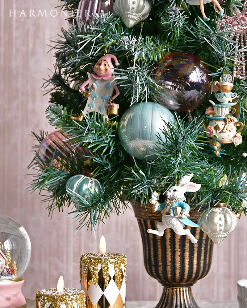 WONDERDECOR ラビットオーナメント 2023年 ワンダーランドラビットオーナメント/パステル｜クリスマス雑貨