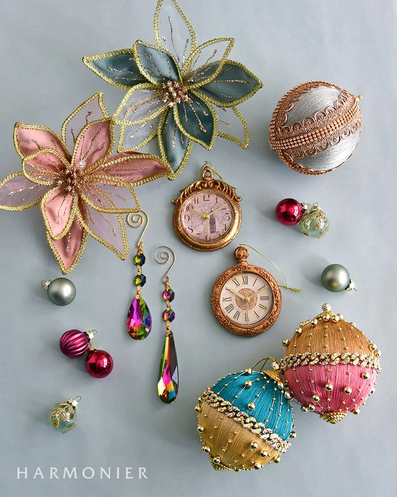 HARMONIER ⭐︎ハルモニア⭐︎クリスマスオブジェ4点セット！ Web Store限定】クリスマスツリーセット90cm/ヴィクトリアン・ドリーム