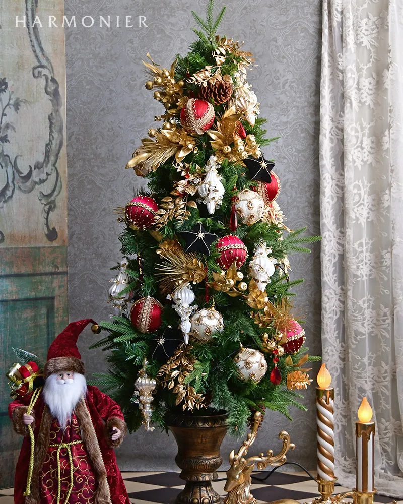 【新品特価】150㎝ハルモニア★クリスマスツリー Web Store限定】クリスマスツリーセット150cm/クリムゾン・エンパイア