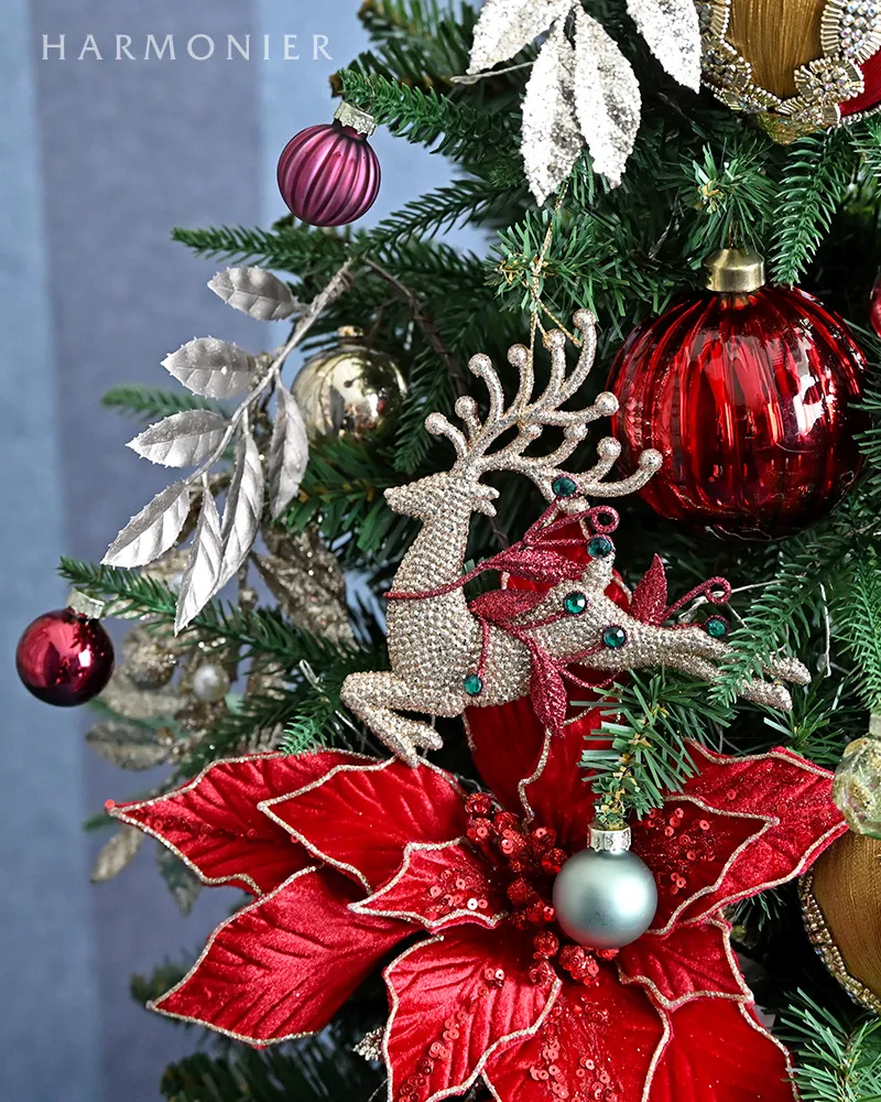 クリスマスツリーセット90cm/ヴェルヴェット・ルージュ | 輸入雑貨の