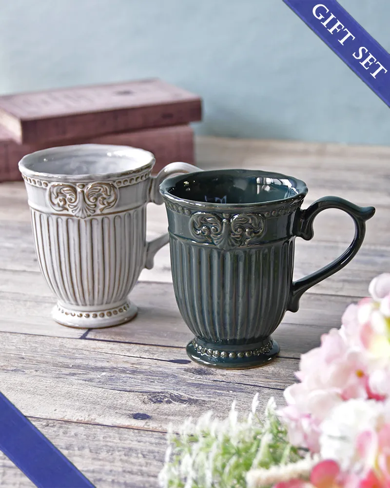 WebStore限定｜食器ギフト/ディアナ マグカップ2色セット｜輸入