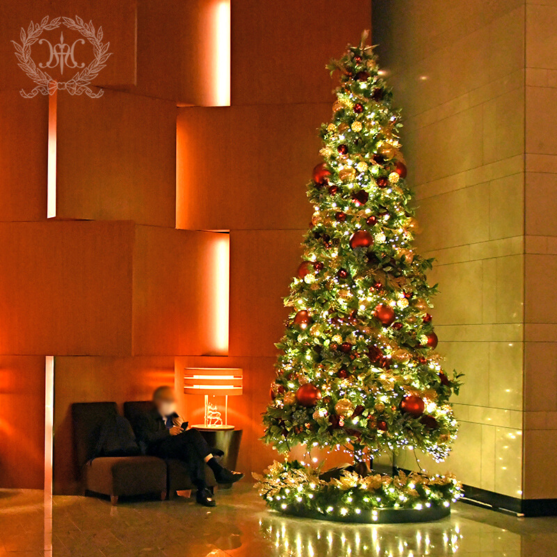 【2019装飾実例】ホテルメトロポリタン丸の内 クリスマス装飾
