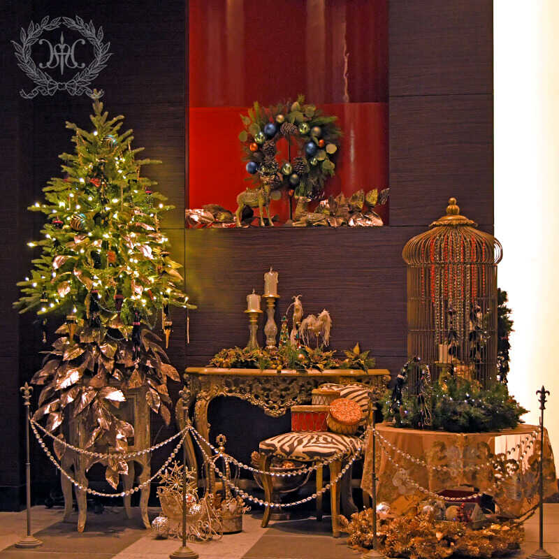 【2020装飾実例】ホテルメトロポリタン丸の内 クリスマス装飾