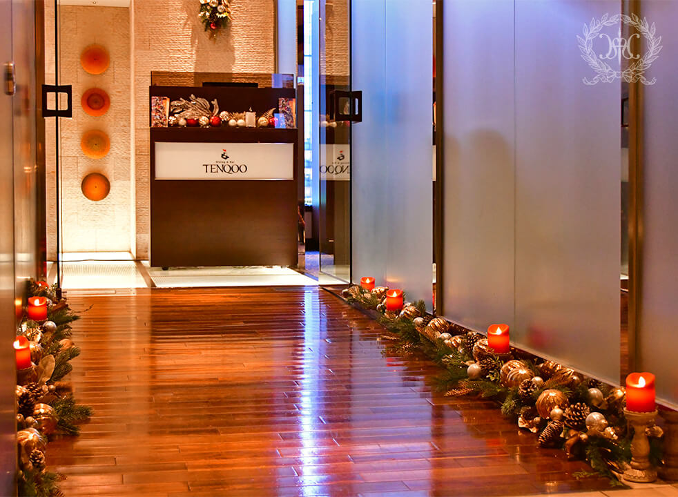 【2022装飾実例】ホテルメトロポリタン丸の内 クリスマス装飾