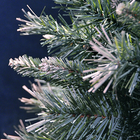 スリムフロストクリスマスツリー150cm．