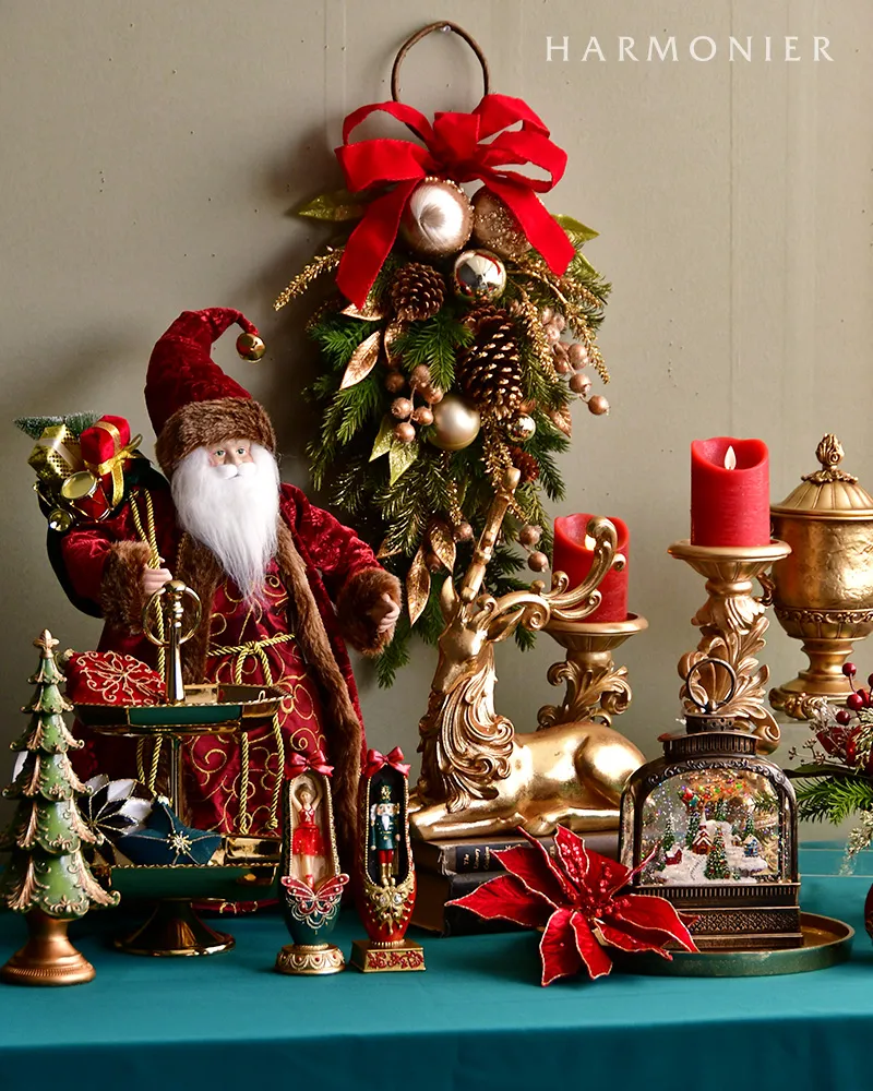 ゴールドバロックトナカイオブジェ｜クリスマス雑貨の通販 ハルモニア