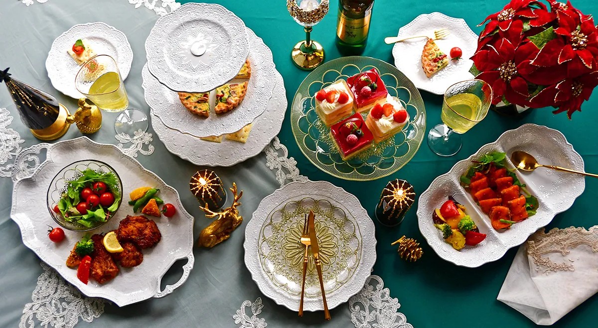 Astier de Villatte ロングトレイ 大皿 クリスマスパーティー Astier