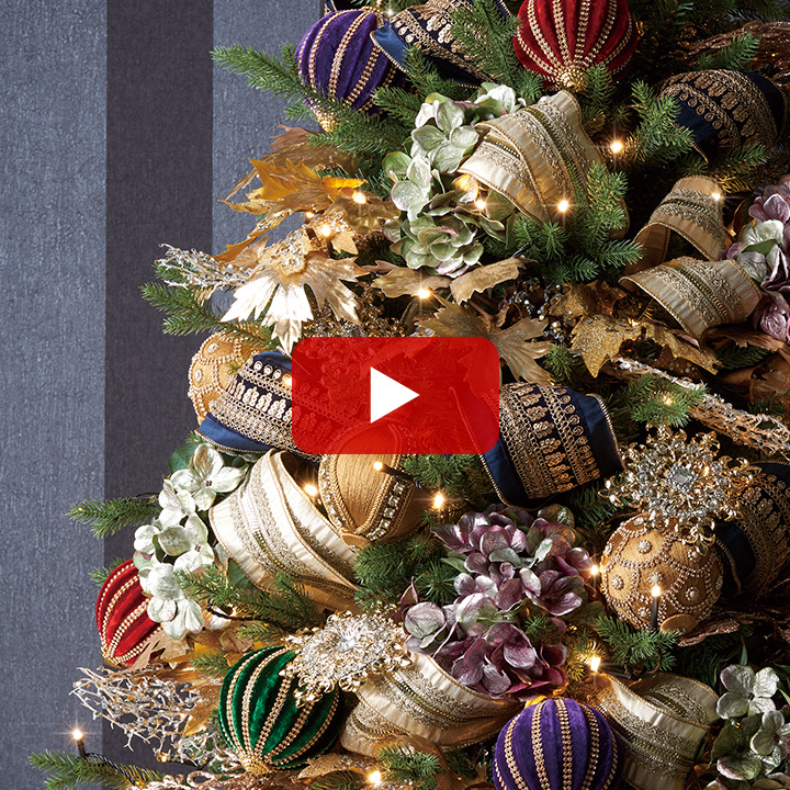 2023クリスマス「ウィンターガラツリー」の飾り付けのポイントと流れを動画でご紹介